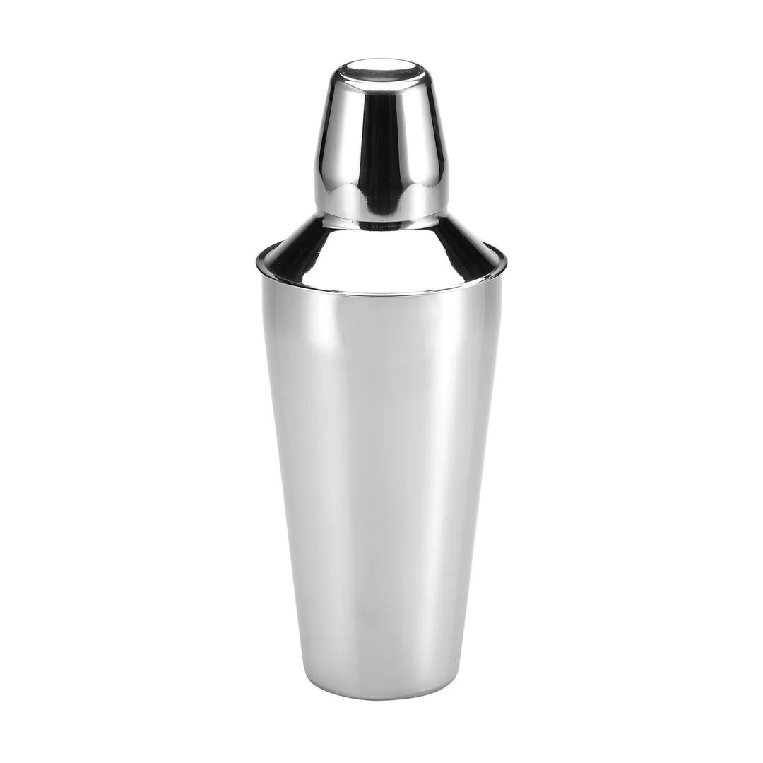 Browne USA 57508 Cocktail Shaker 3‑Piece 30 oz 3‑1/2" Dia x 10" H Stainless Steel Satin - 3/Set