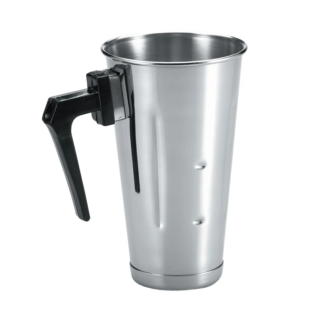 Browne USA 57512 Malt Cup – 30 oz, 4" Dia x 7" H, Handled‑Graduated, Satin‑Finish Stainless Steel