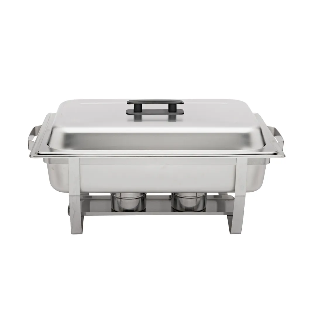 Browne USA 575126 Chafing Dish, 9-Qt Rectangular Stainless, 23-3/5" x 13-4/5" x 12-3/5" H