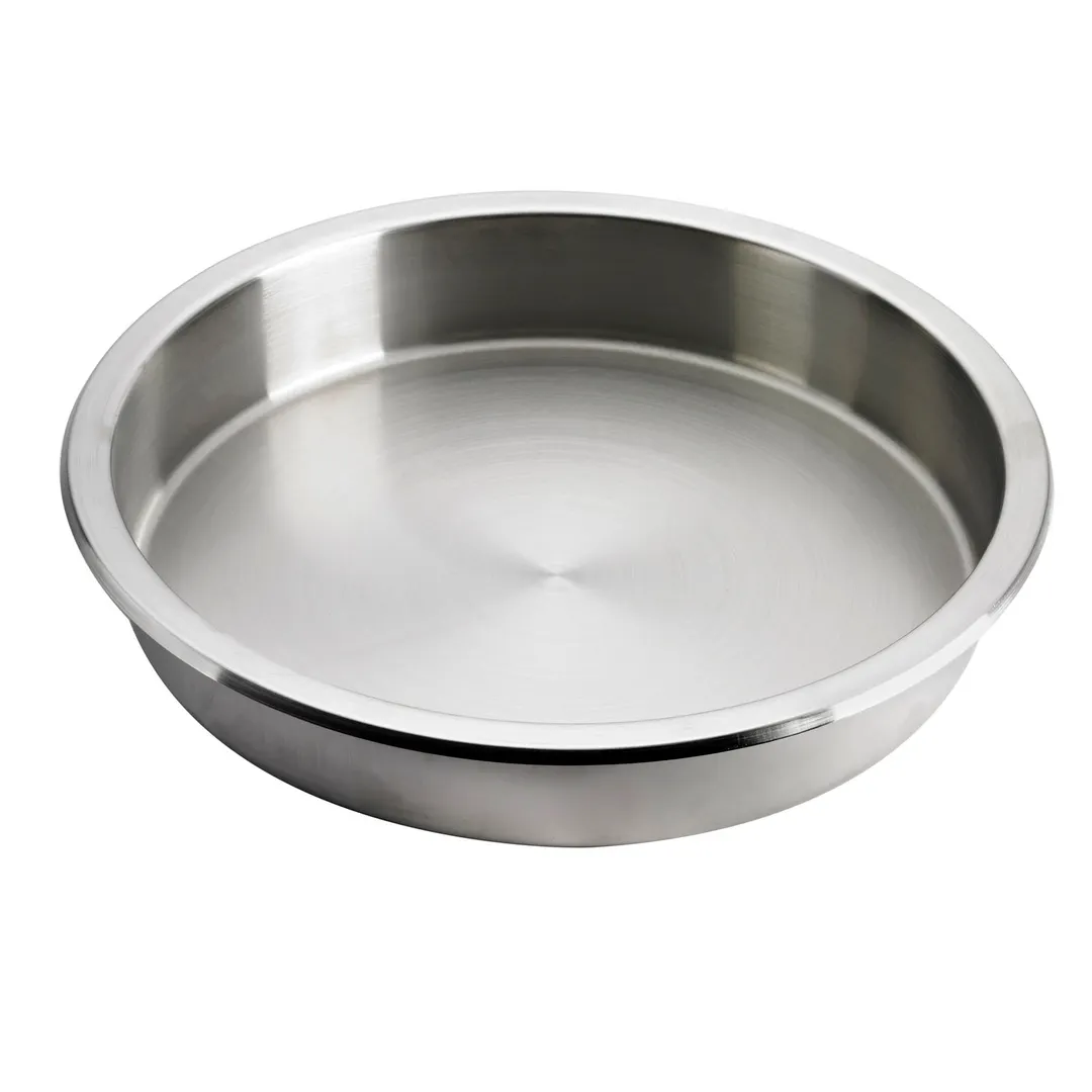 Browne USA 575171-1 Octave Food Pan, 5-8 Qt, 15-3/10" Dia x 2-3/5" H, Stainless Steel