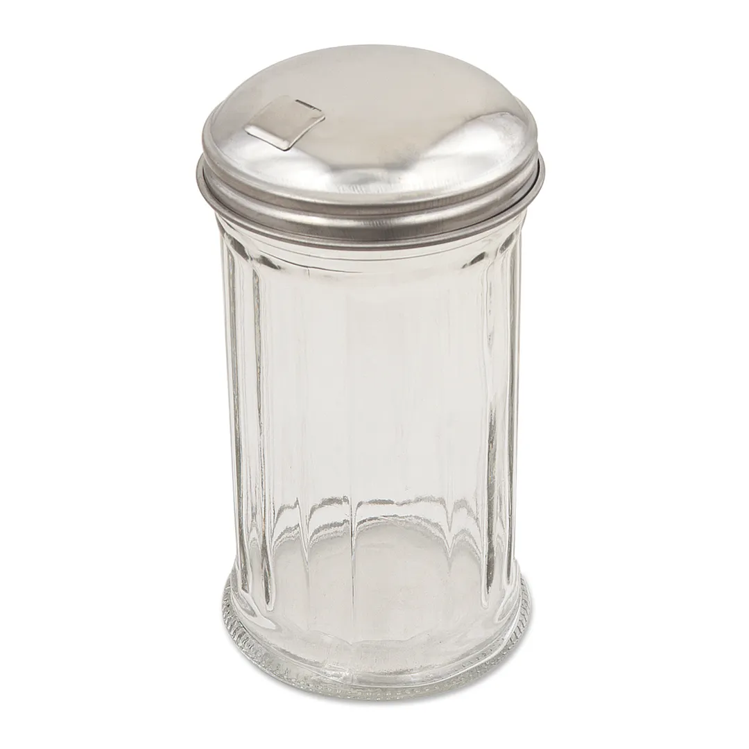 Browne USA 575193 Sugar Pourer, 12 Oz, 6" Height, Plast with Stainless Steel Top Spout - Dozen
