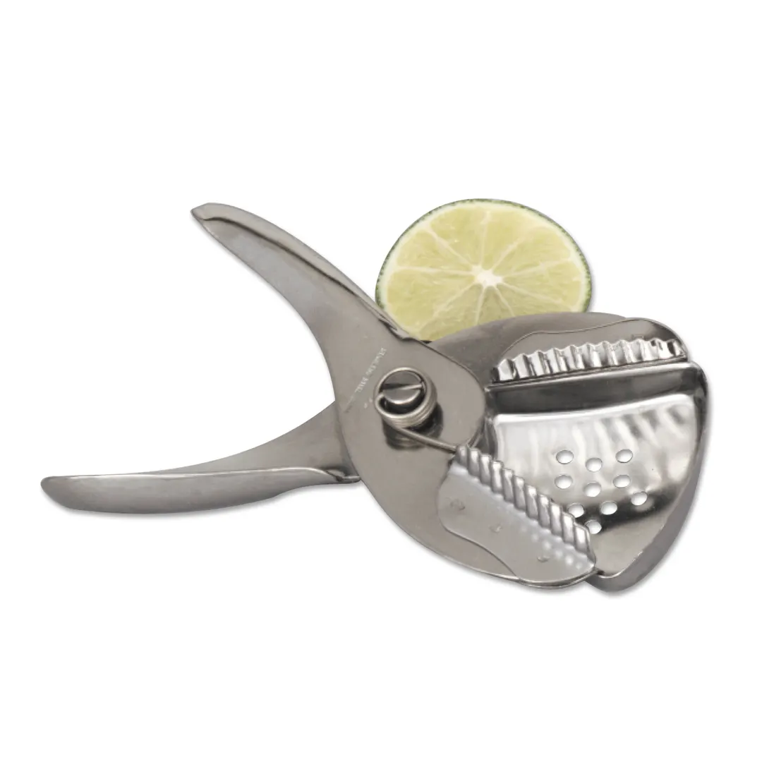 Browne USA 57520 Citrus Squeezer - 6-1/10" Heavy Duty Jaw Lemon Lime Squeezer, Stainless Steel
