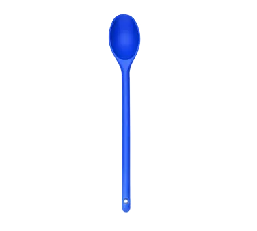 Browne USA 57538203 - Serving Spoon, 12" Nylon Spoon, Blue Handle, Heat Resistant 390°F (200°C)