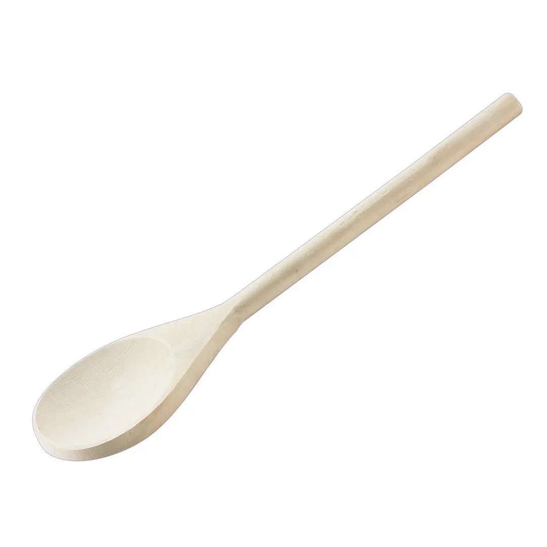 Browne USA 575384 Wooden Spoon – 5/8" Dia x 14" Length, Bowl, Alpine Beechwood – 14"-17"