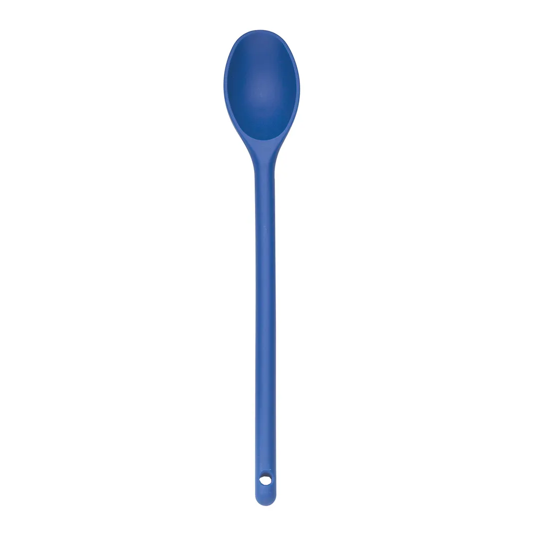 Browne USA 57538503 Serving Spoon, 15"-18" Nylon, Blue Handle, Heat Resistant To 390°F (200°C)