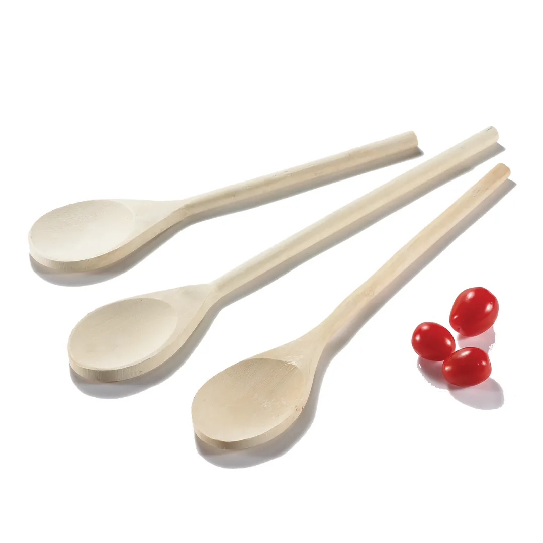 Browne USA 575386 - Alpine Beechwood Wooden Spoon/Spatula, 5/8" Bowl, 16" Length, 14"-17" Overall