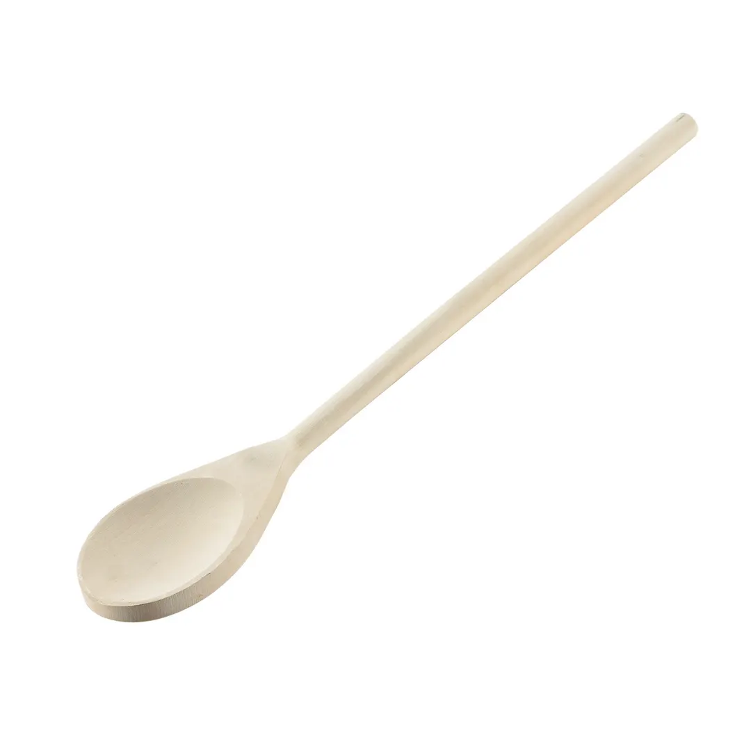 Browne USA 575386 - Alpine Beechwood Wooden Spoon/Spatula, 5/8" Bowl, 16" Length, 14"-17" Overall