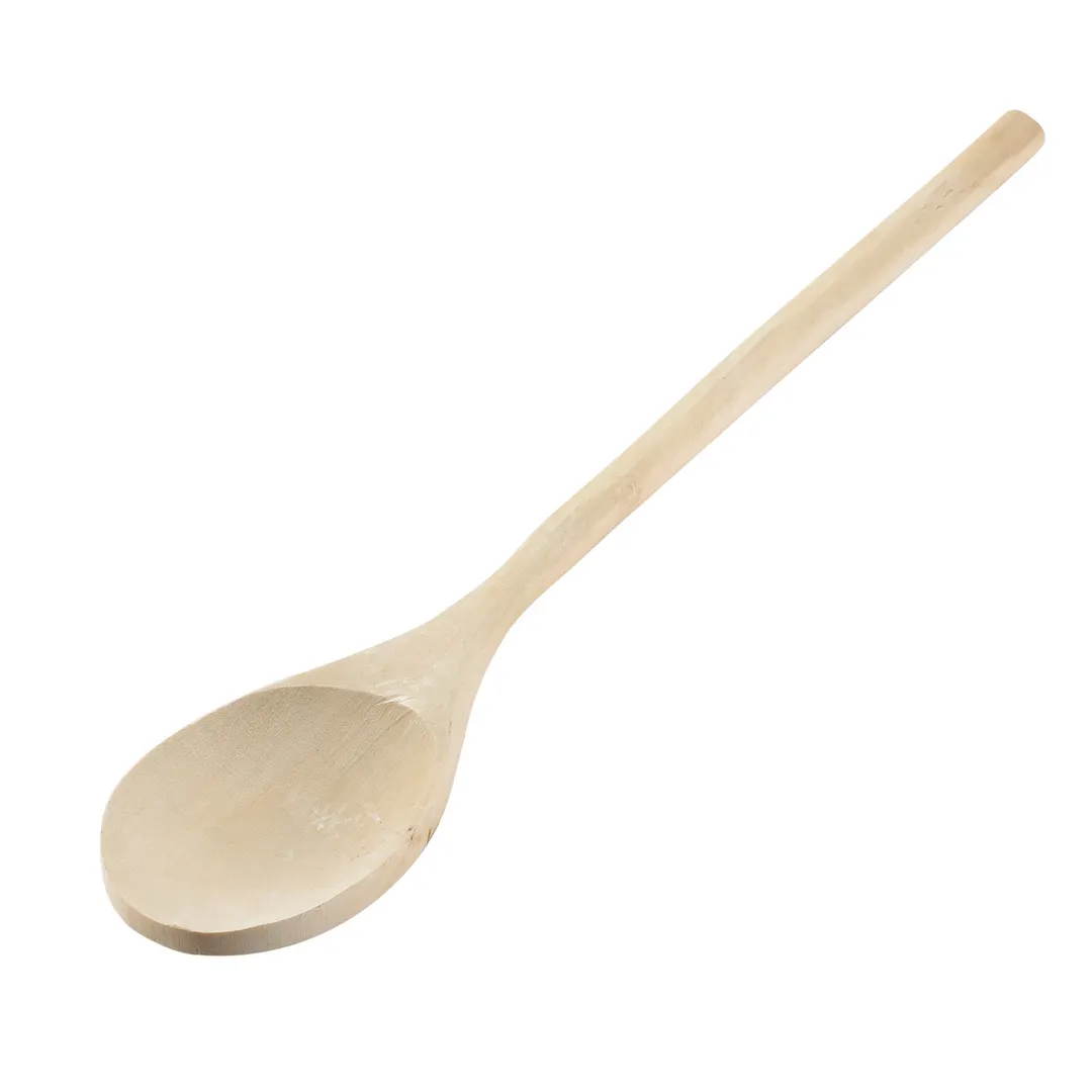 Browne USA 575388 Wooden Spoon Spatula, 18" Length, 5/8" Bowl, Alpine Beechwood