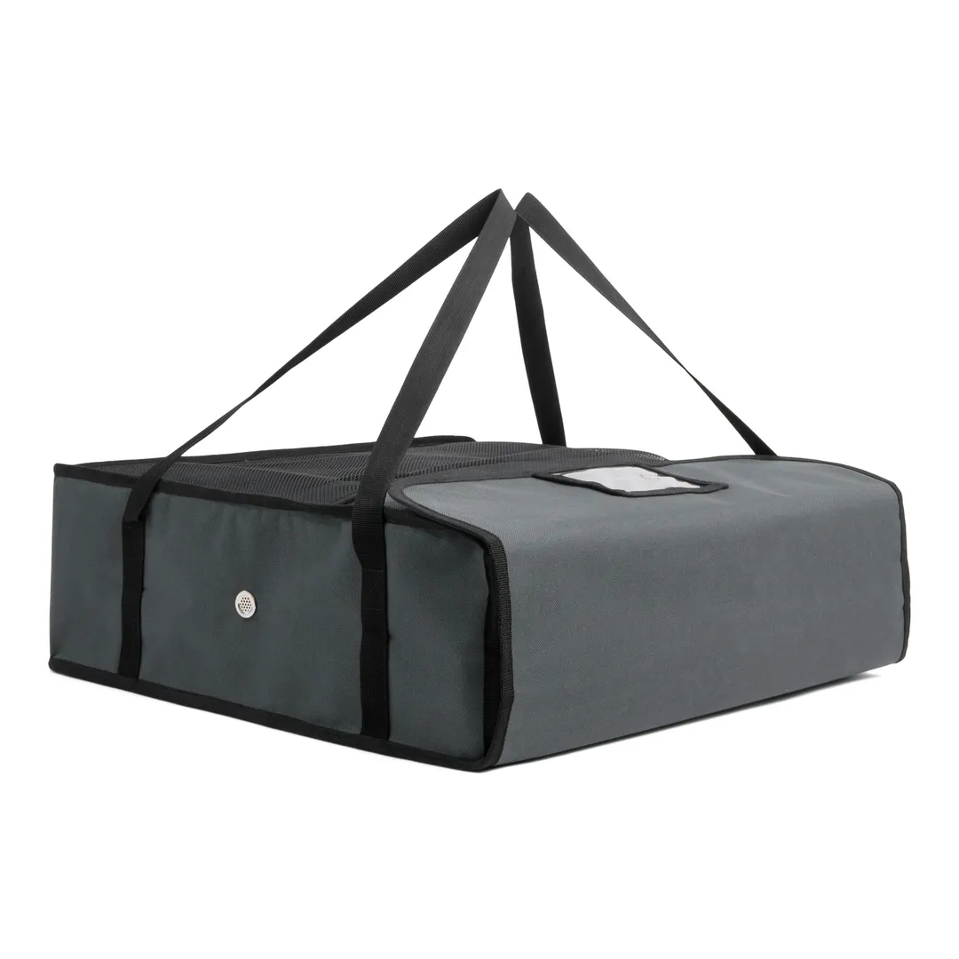 Browne USA 575391 Insulated Food Delivery Bag, 20x20x6.5, 600D Polyester, Water Resistant, Thermal Insulation