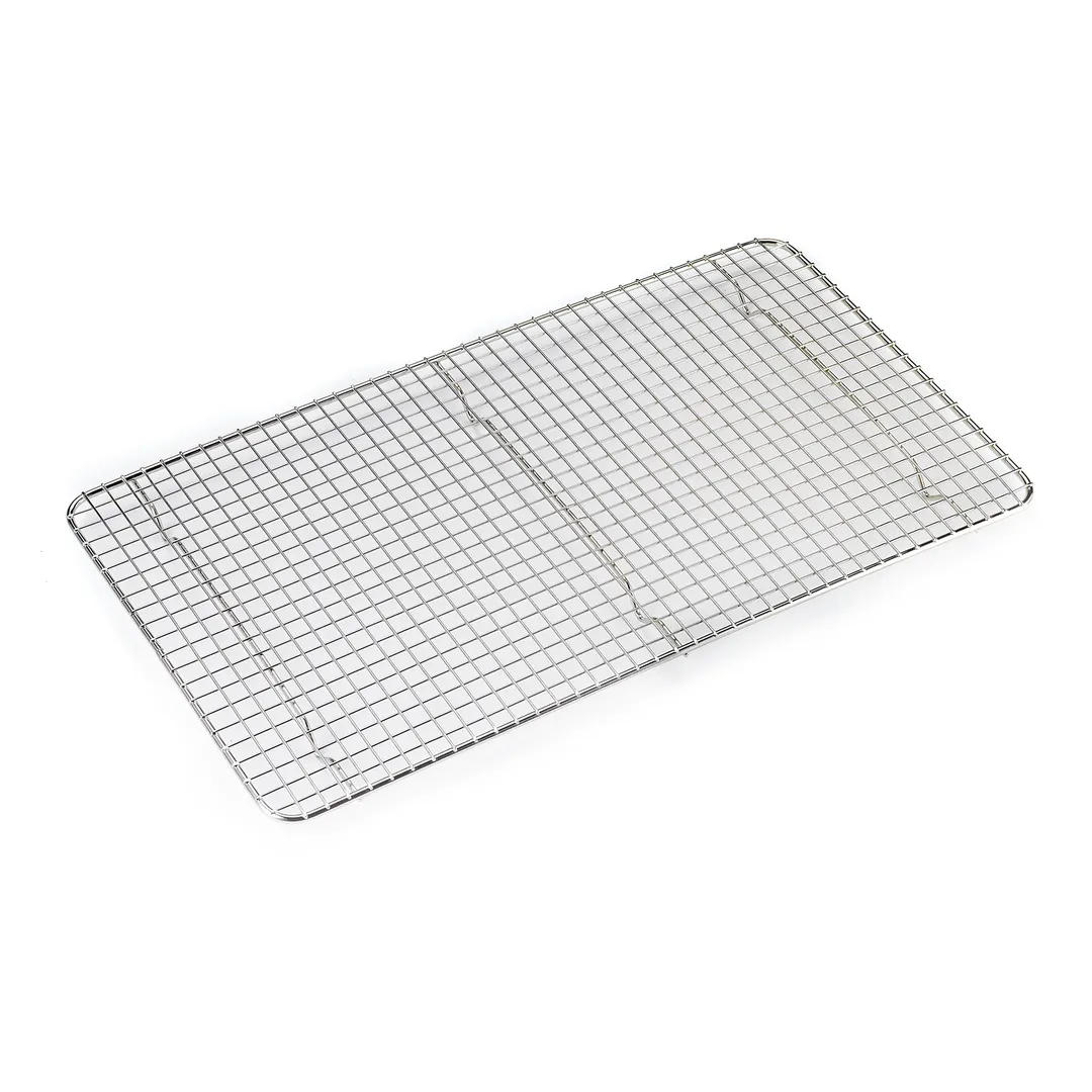 Browne USA 575527 Wire Rack, 18" x 10" Pan Grate, Nickel‑Plated Steel Wire, Fits Full‑Size Pan