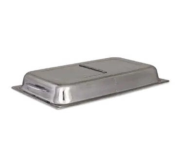 Browne USA 575532 Full Rectangular Chafer Dome Cover 21‑1/2"×13"×2‑4/5" Hinged 18/8 Stainless Steel