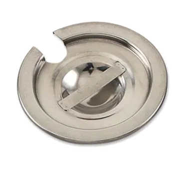 Browne USA 575592 Inset Cover, Notched/Slotted, No Hinge, Fits 11 Qt Pot, SS, VI01012/575591