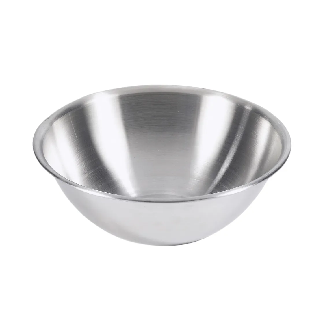 Browne USA 575912 Mixing Bowl - 12 Qt, 14" Dia, 0.7 Mm 18/8 Stainless Steel, Mirror, Economy