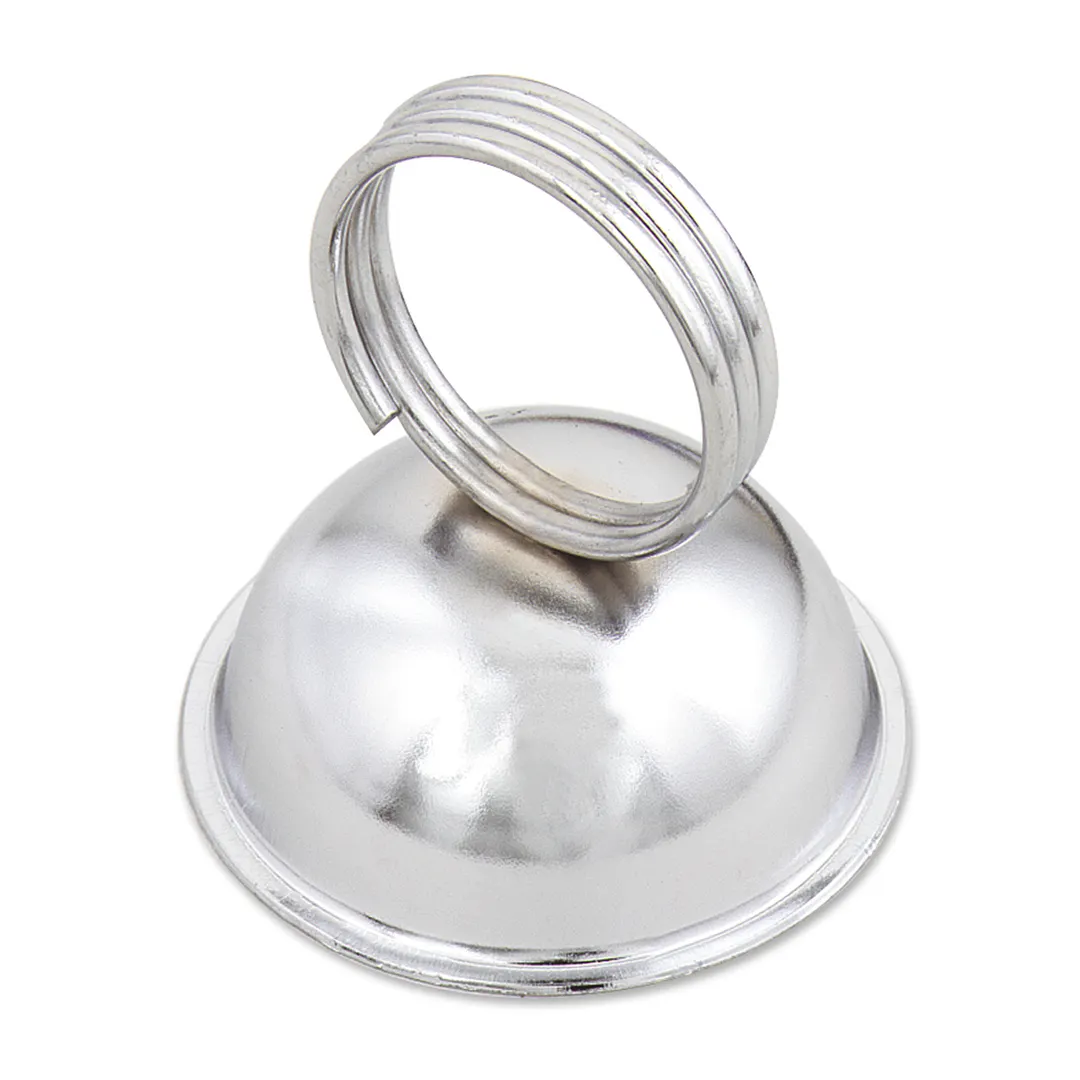Browne USA 57596 Menu Card Holder, 2.25" (5.7 cm) Nickel Plated Steel Base, H ≤3", W 1‑4", - Dozen