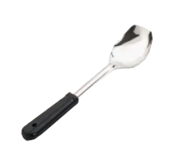 Browne USA 5761 Serving Spoon, 13" Stainless Steel, Insulated Handle, 3‑Sided, Hanging Hole