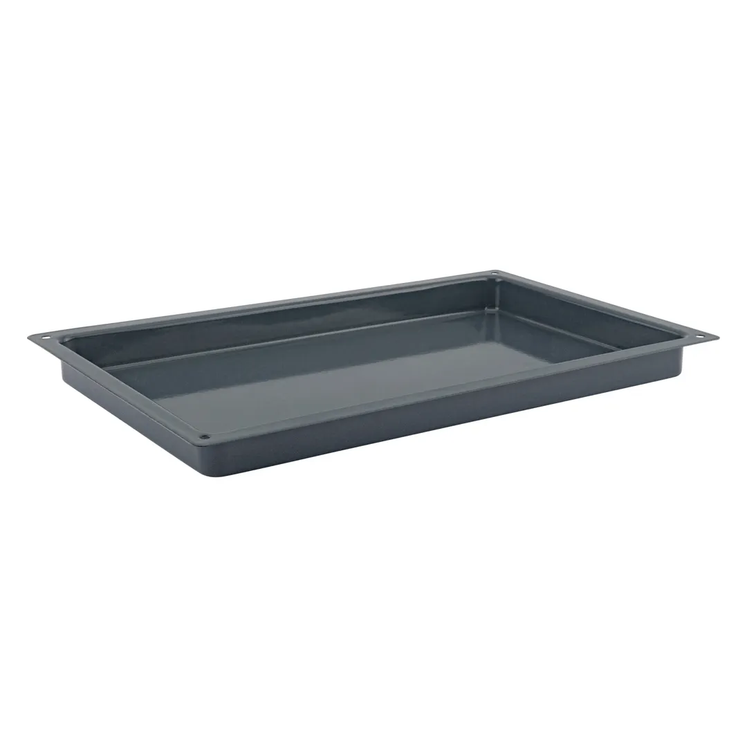 Browne USA 576202 Roast Pan, 20‑3/4" L x 12‑3/4" W x 1‑1/2" D, 20‑Gauge Steel, Heat‑Resistant