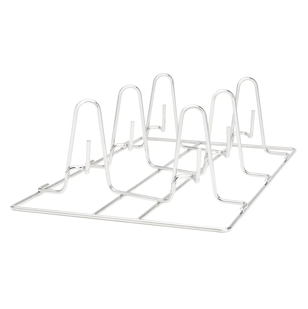 Browne USA 576212 Combi Poultry Rack, 1/1 GN Chicken Grid, Six-Item, Welded Stainless Steel