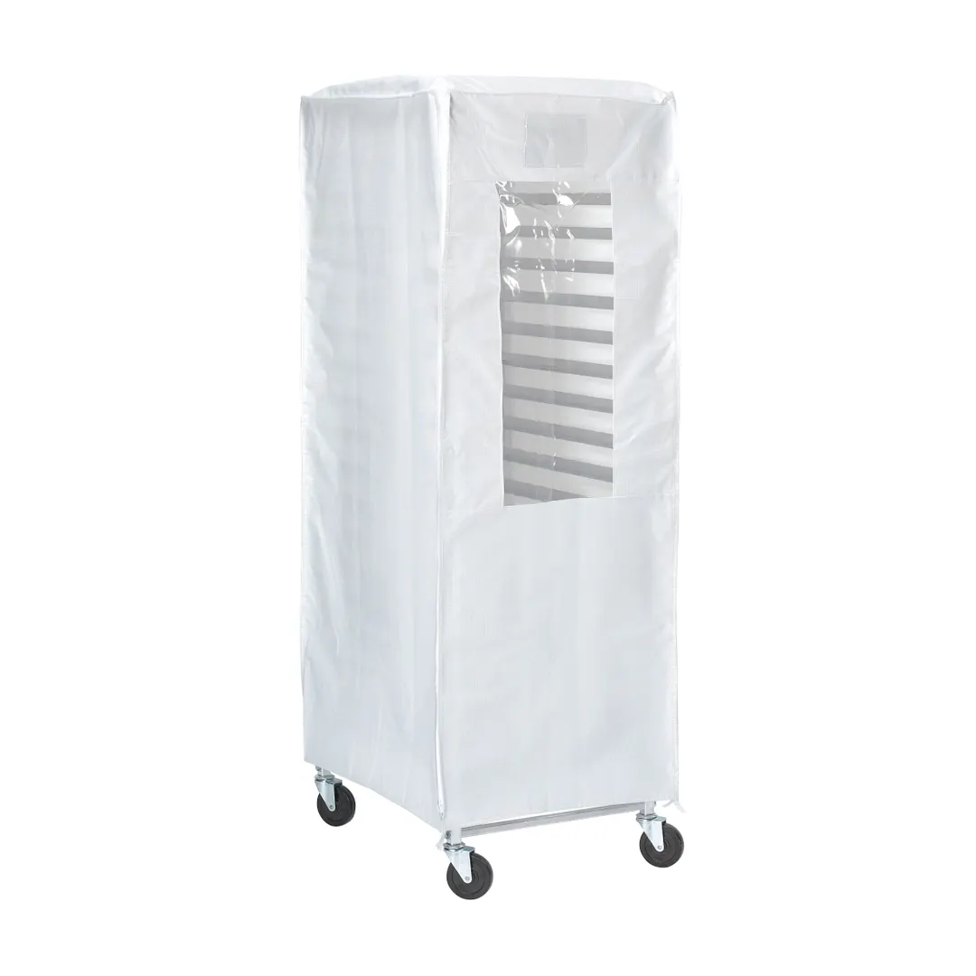 Browne USA 57913401 Bun Pan Rack Cover, 23"W x 28"D x 62"H, White PVC Coating