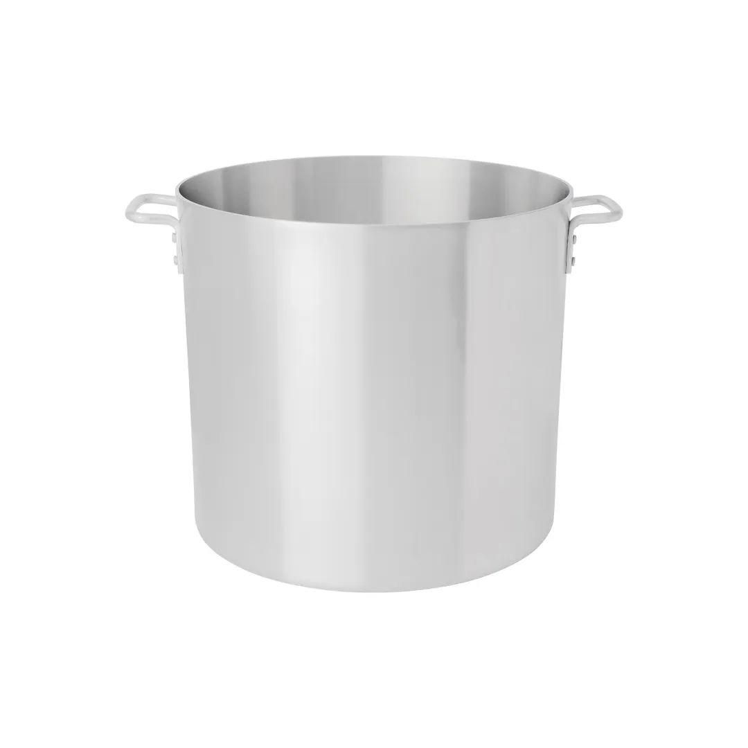 Browne USA 5813160 60‑Qt Stock Pot, 17‑3/10"×16" Thermalloy Aluminum, Multi‑Fuel, NSF
