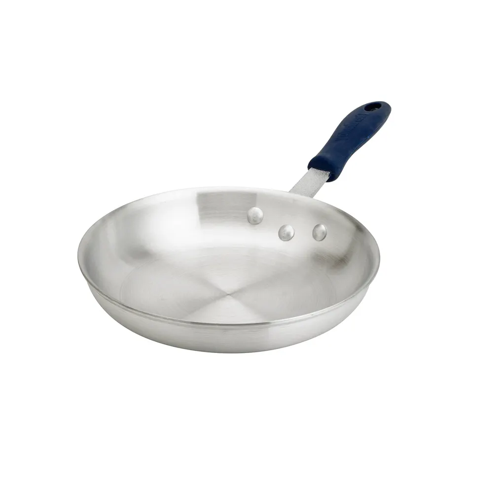 Browne USA 5813814 Thermalloy Fry Pan, 14" Dia x 2-1/2" Aluminum 8‑Gauge, Silicone Sleeve to 572°F