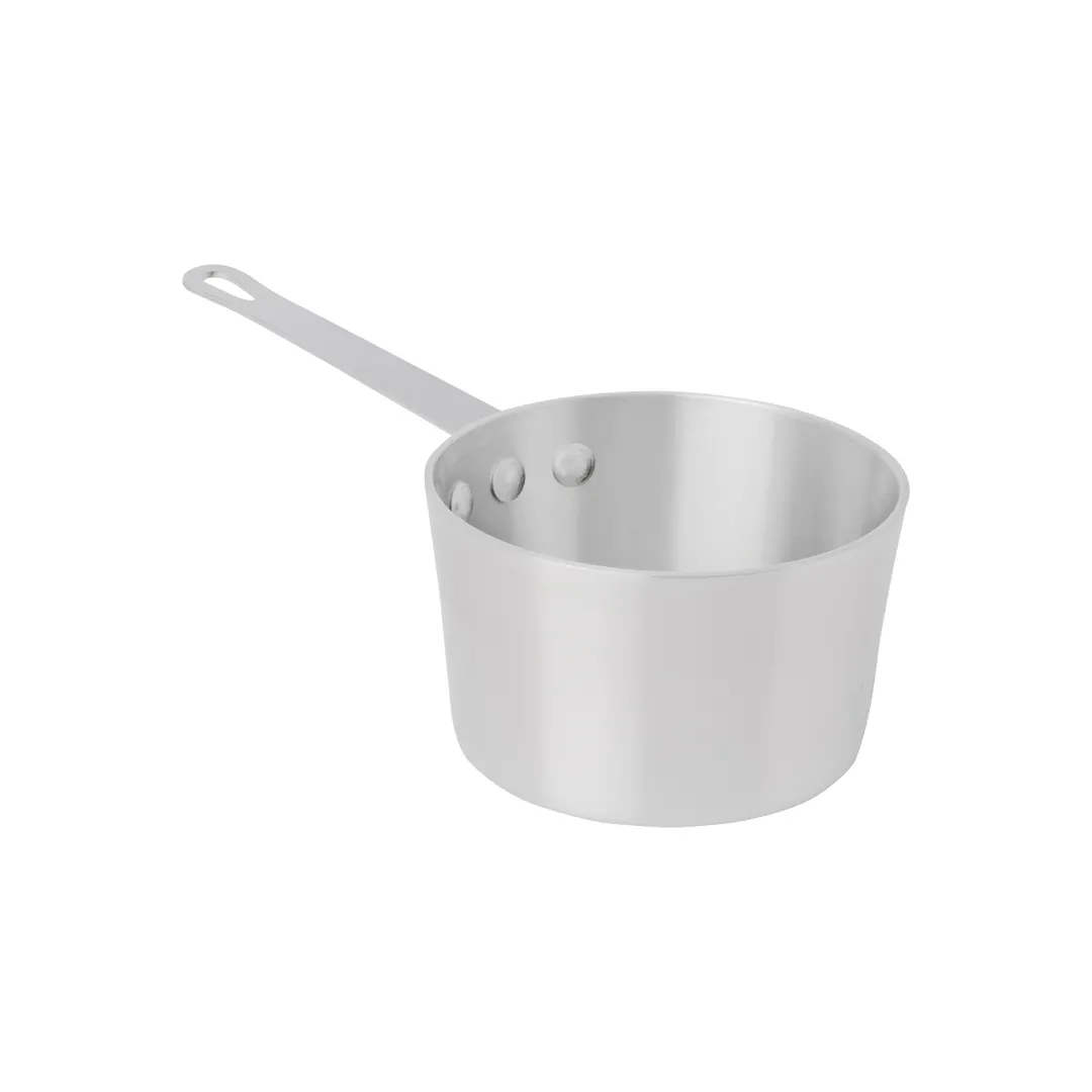 Browne USA 5813901 Sauce Pan,1‑1/2 Qt 5‑4/5" Dia x 3‑4/5" H,Tapered Al,Riveted,No Cover,Multi‑Fuel