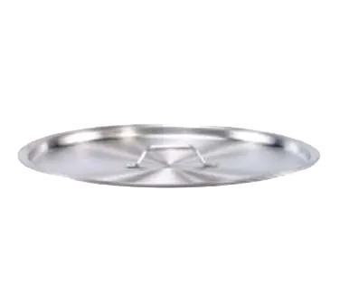 Browne USA 5815418 Thermalloy Brazier Cover, Flat Round Aluminum Lid, 16"-19" Size