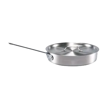 Browne USA 5815703 Thermalloy Sauté Pan Cover, Round Lid, 8-10" 6‑Gauge Aluminum, Fits 5813703