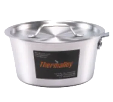 Browne USA 5815907 Thermalloy Sauce Pan Cover, Flat Aluminum Lid, Fits 5813907, 8"-10", 9 Gauge