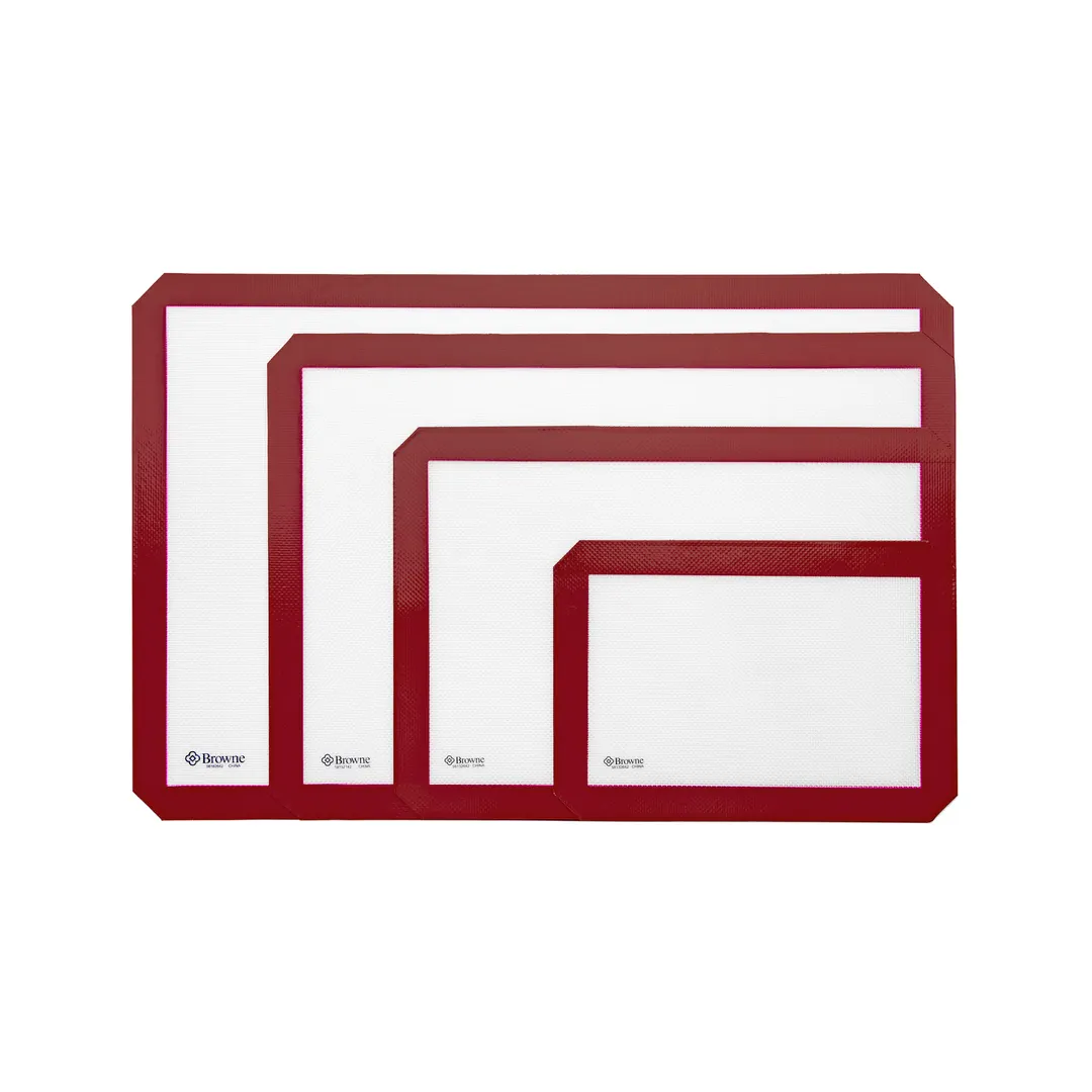 Browne USA 58182642 Baking Mat 24‑3/10" x 16‑3/10", Non‑Stick Silicone, NSF, -22°F to 446°F Safe