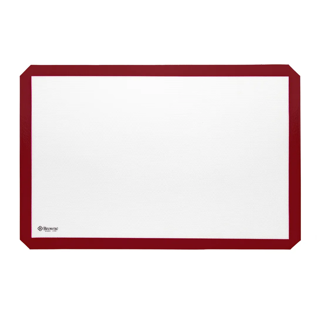 Browne USA 58182642 Baking Mat 24‑3/10" x 16‑3/10", Non‑Stick Silicone, NSF, -22°F to 446°F Safe