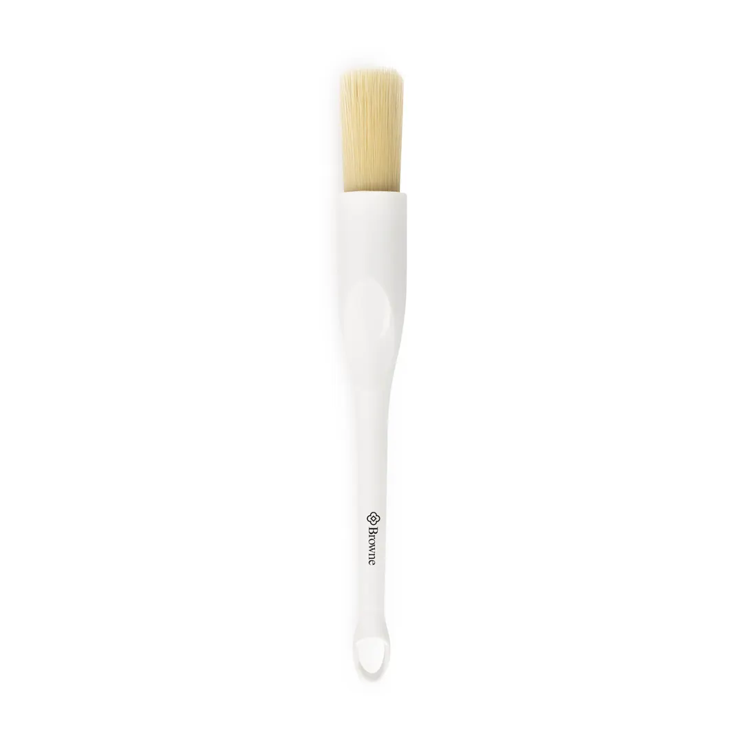 Browne USA 61300-1 Pastry Brush, 1" Boar Bristle, ABS Plastic Handle, Heat Resistant 500°F/260°C