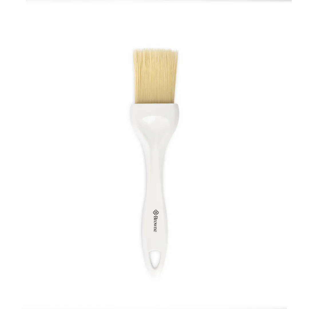Browne USA 61300-2 Pastry Brush, 2" Boar Bristle, Handle, Heat‑Resistant 500°F/260°C, 1-3/4"-2-3/4"