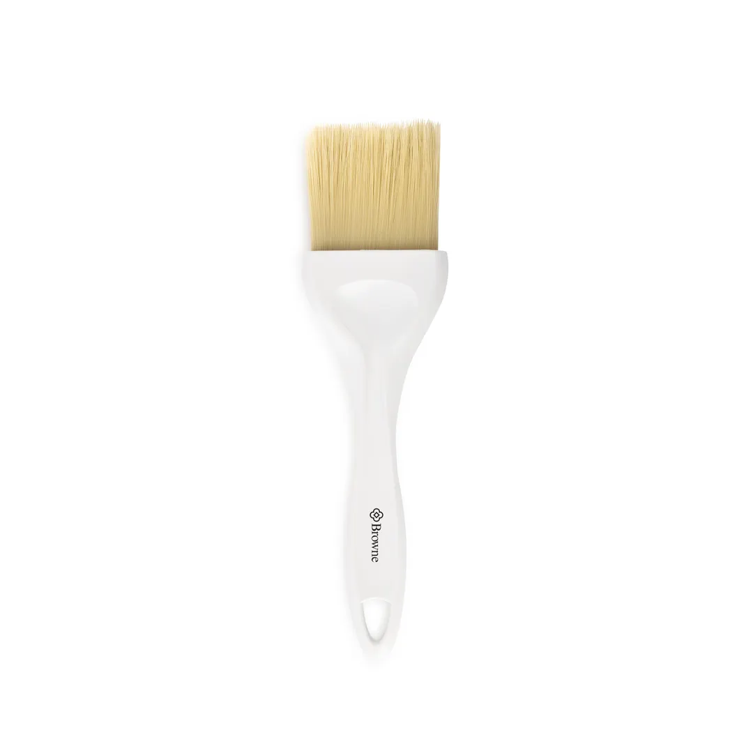 Browne USA 61300-3 Pastry Brush, 3" Boar Bristle, ABS Plastic Handle, Heat Resistant to 500°F/260°C