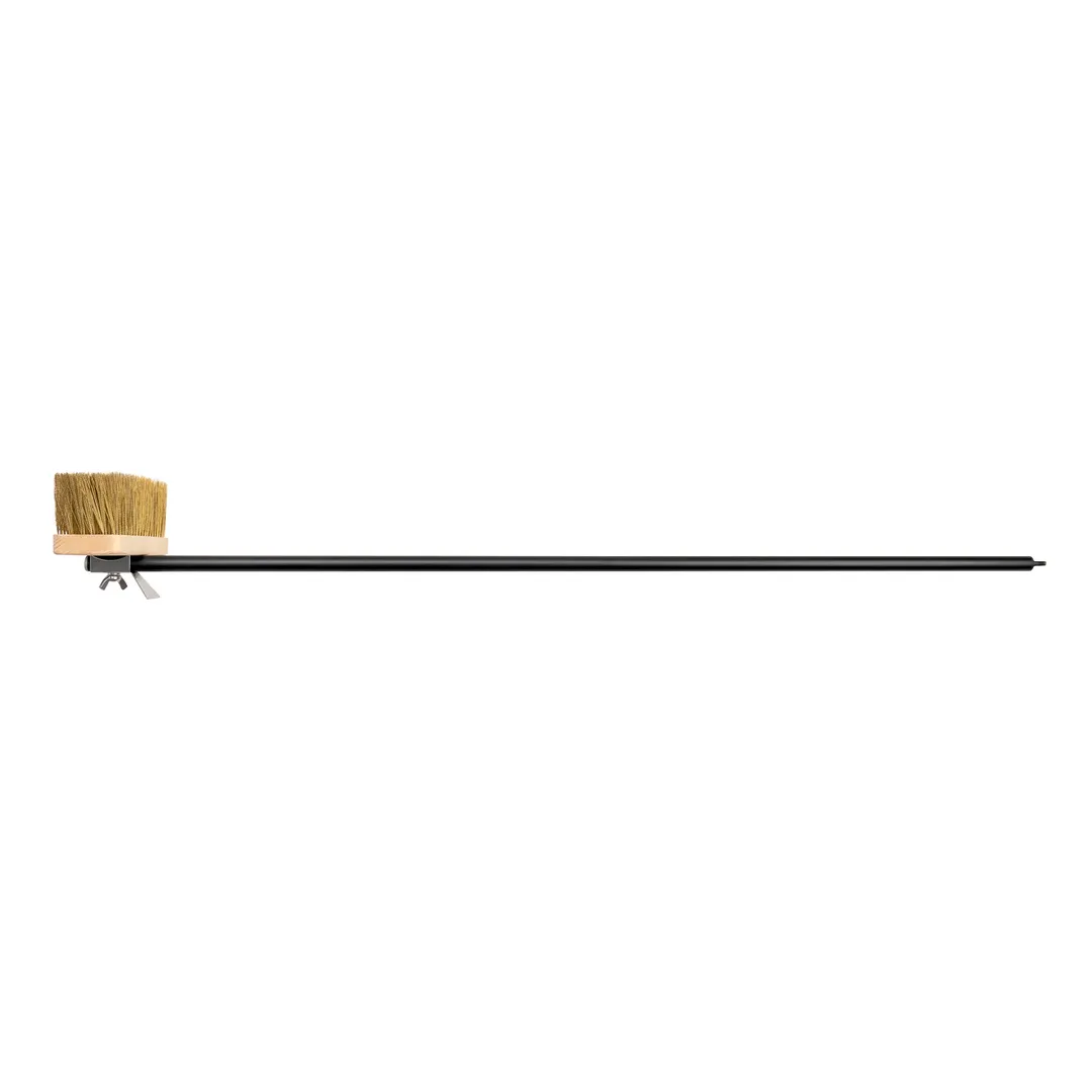 Browne USA 61400-59 Napolitani Rotating Pizza Oven Brush, 59" Handle, Heavy-Duty Stainless Steel