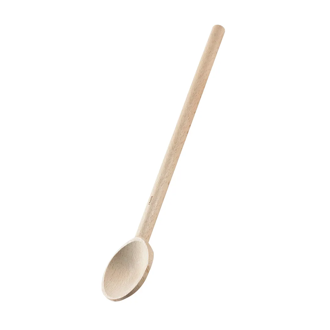 Browne USA 744568 Wooden Spoon/Spatula, 18" Length x 5/8" Diameter, Alpine Beechwood with Wax