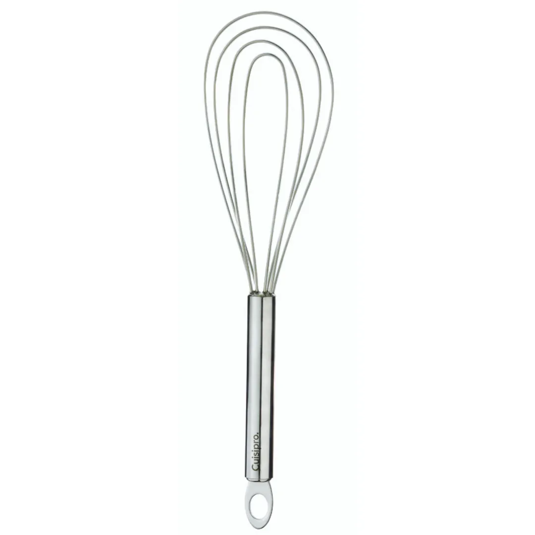 Browne USA 74697011 Cuisipro 10" Whisk, Stainless Silicone Wires, Heat‑Resist 425°F, Hangable Eyelet
