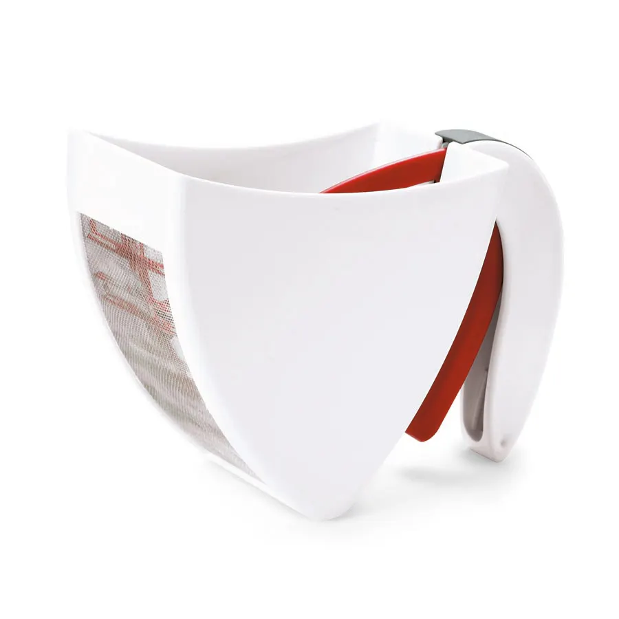Browne USA 747136 CUISIPRO Flour Sifter, 7"L x 3.5"W x 5.12"H, Trigger Design, Rake, Dishwasher Safe