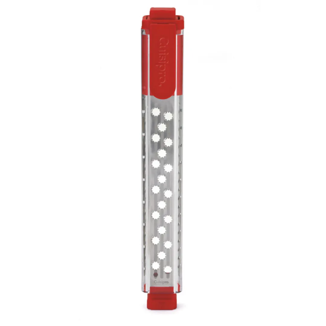 Browne USA 747194 Pocket Grater 6.5" x 0.9" x 0.9" Stainless Steel Blade Non‑Slip Handle Glide Cover