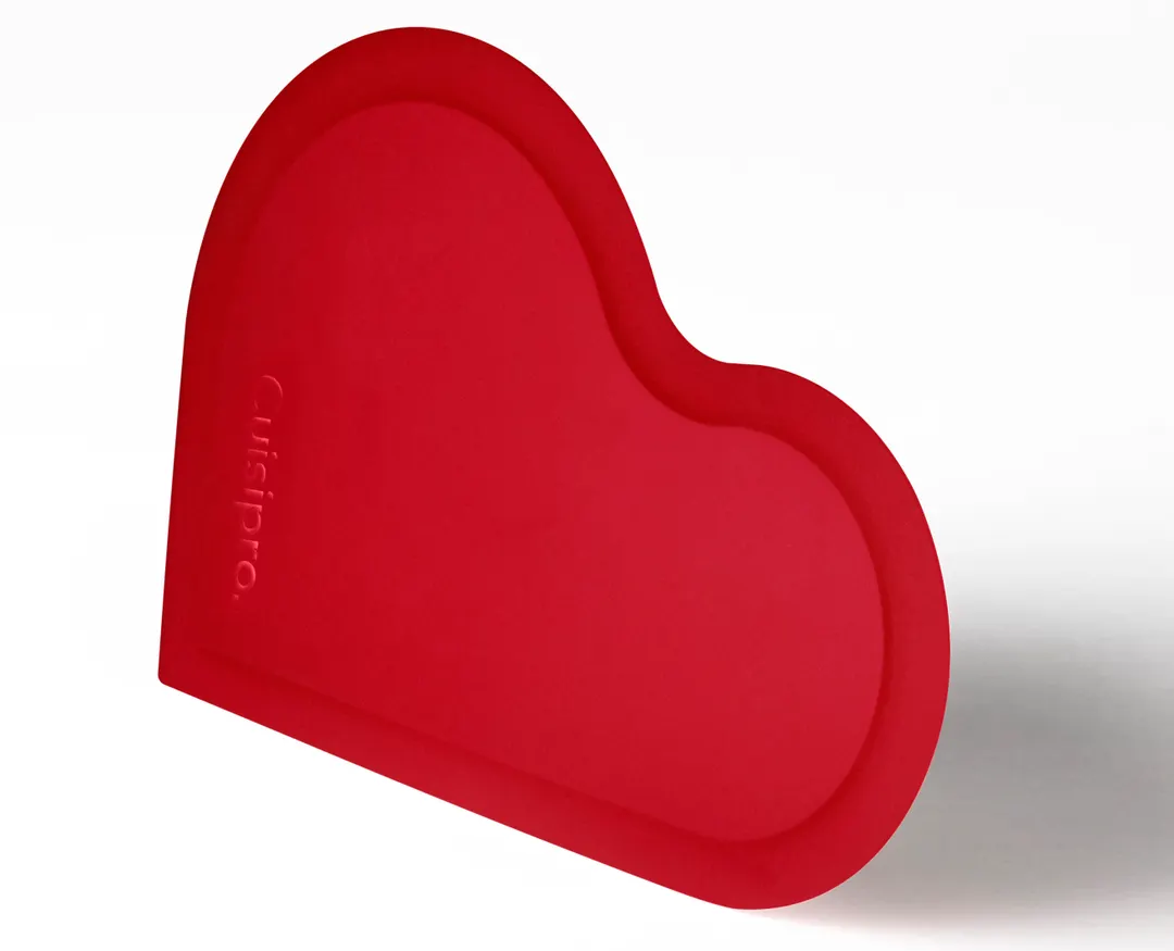 Browne USA 74736505 Scraper, 6" L x 4" W x 0.1" H, Red Plastic Handle/Blade, Dishwasher Safe