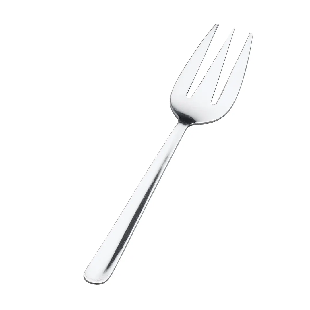 Browne USA 820 New Era Cold Meat Fork, 8.5" Length, 1.5 mm Thickness, Stainless Steel, Mirror