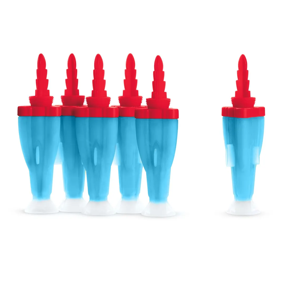 Browne USA 837455 - SnapFit Pop Mold Set, 6 Sticks, 2.9oz/85ml, 2"x2"x7.12" Plastic, BPA‑Free - 6/Set