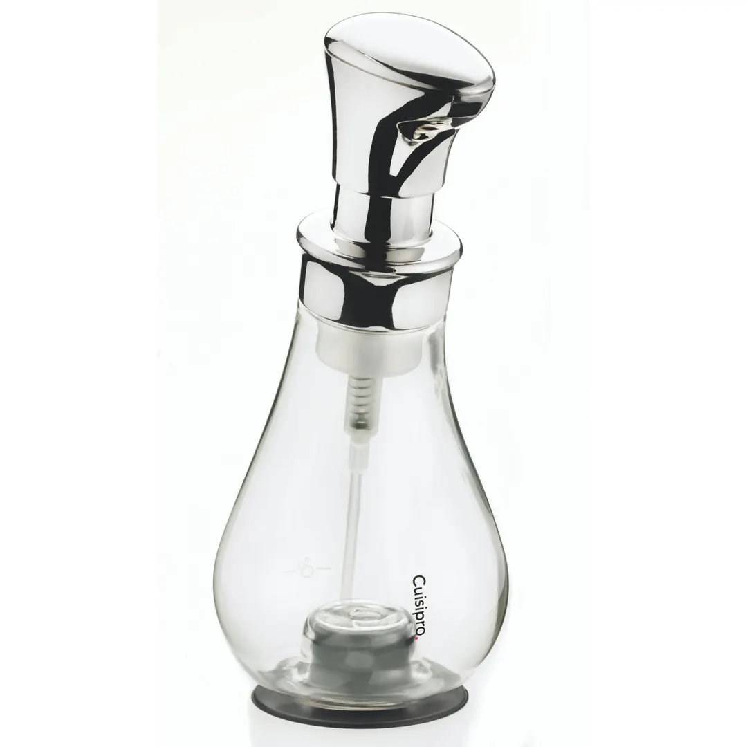 Browne USA 83758000 Foam Soap Dispenser, 2.7" x 2.7" x 8.25" Chrome Plastic, Saves 75% Soap