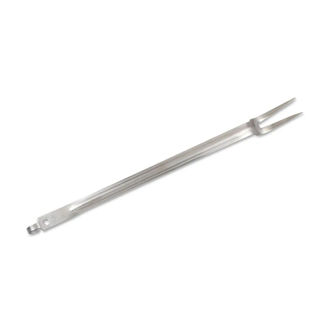 Browne USA 85946 Fork, 21" Reinforcement Rib, 2.0 mm Hook Handle, Stainless Steel Satin