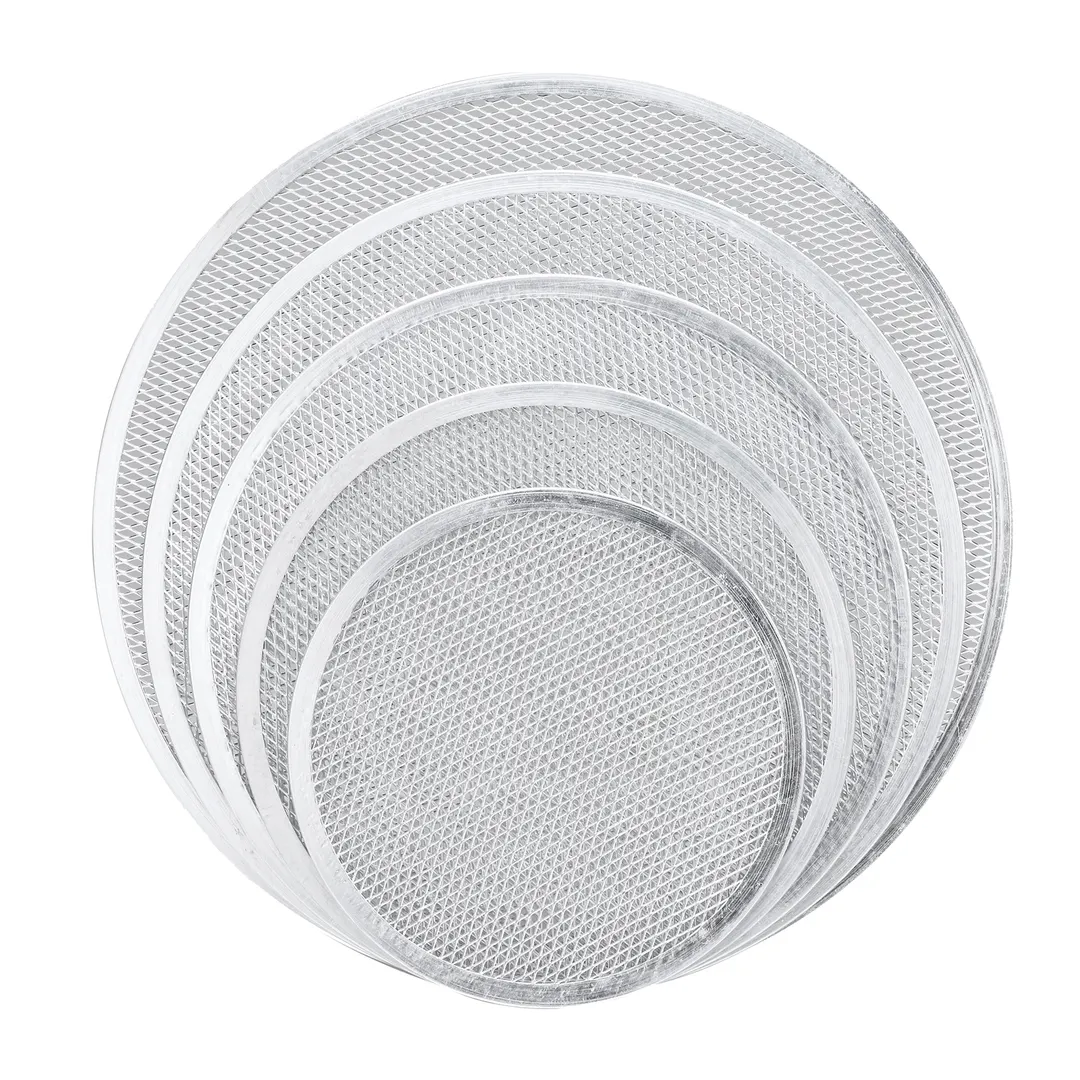 Browne USA PS20 Pizza Screen – 20" Seamless Rim Aluminum, Durable Cooking Surface for Perfect Crusts