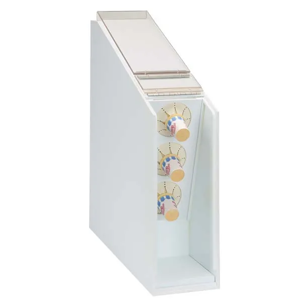Dispense‑Rite CTCD‑3WT - Ice Cream Cone Dispenser, Countertop 21‑3/4" H x 6" W x 22‑3/4" D, Black PS