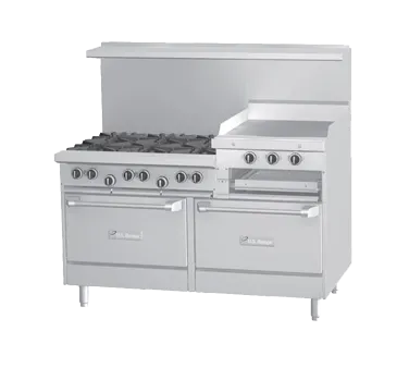 Garland US Range U60-6R24CR Gas 60" Restaurant Range