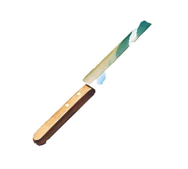 Louis Tellier CAR01 Cheese Knife, 4-3/4" Stamped Blade, Wood Handle, 3"-5" Length for Raclette