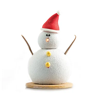 Louis Tellier CURVETRUFFLE120 Mold, 2.4" Dia x 2" H, White Silicone, -76°F to +446°F Dishwasher Safe
