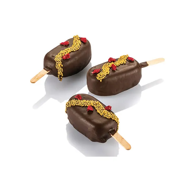 Louis Tellier GEL01MCLASSIC Mini Ice Cream Pop Mold, 15½" x 11½", 8 Silicone Cavities - 1/Pack