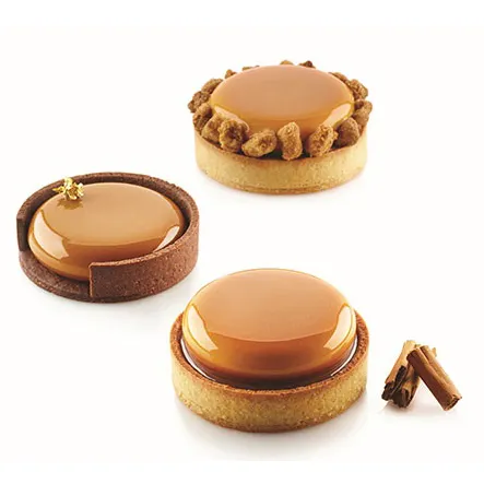 Louis Tellier KITTARTRING8 Mold Kit, Six 2.6" Rings and Six 2.1" Non‑Stick, 1"‑2" -76°F to +446°F